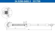 Bremsschlauch ATE 24.5298-0493.3