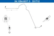 Bremsschlauch Hinterachse rechts ATE 24.1294-0017.3