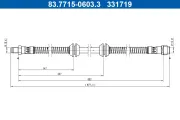 Bremsschlauch ATE 83.7715-0603.3