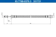 Bremsschlauch ATE 83.7769-0370.3