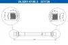 Bremsschlauch Hinterachse rechts ATE 24.5201-0150.3