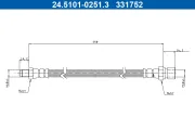 Bremsschlauch ATE 24.5101-0251.3