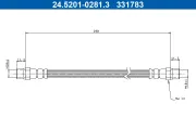 Bremsschlauch ATE 24.5201-0281.3