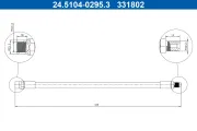 Bremsschlauch ATE 24.5104-0295.3