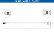 Bremsschlauch ATE 24.5101-0325.3