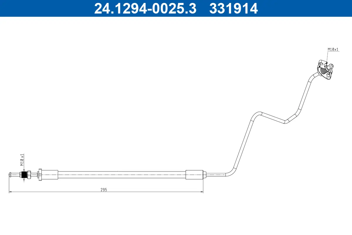 Bremsschlauch ATE 24.1294-0025.3