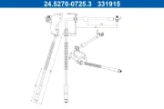 Bremsschlauch Vorderachse links ATE 24.5270-0725.3