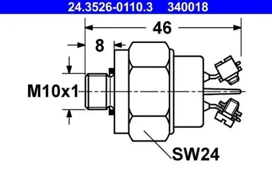 Bremslichtschalter ATE 24.3526-0110.3 Bild Bremslichtschalter ATE 24.3526-0110.3