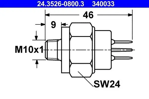 Bremslichtschalter ATE 24.3526-0800.3