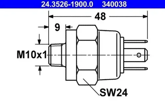 Bremslichtschalter ATE 24.3526-1900.0 Bild Bremslichtschalter ATE 24.3526-1900.0