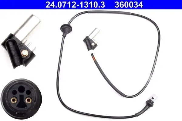 Sensor, Raddrehzahl Hinterachse links ATE 24.0712-1310.3
