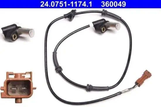 Sensor, Raddrehzahl Vorderachse links ATE 24.0751-1174.1 Bild Sensor, Raddrehzahl Vorderachse links ATE 24.0751-1174.1