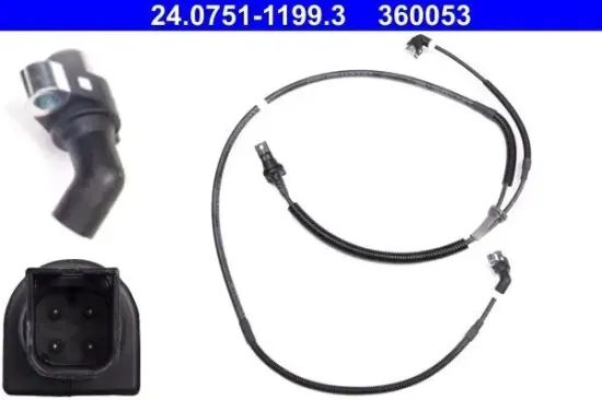 Sensor, Raddrehzahl Hinterachse ATE 24.0751-1199.3 Bild Sensor, Raddrehzahl Hinterachse ATE 24.0751-1199.3