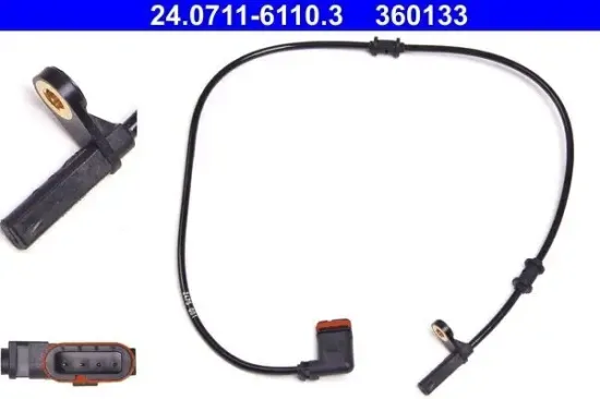 Sensor, Raddrehzahl Hinterachse links ATE 24.0711-6110.3 Bild Sensor, Raddrehzahl Hinterachse links ATE 24.0711-6110.3