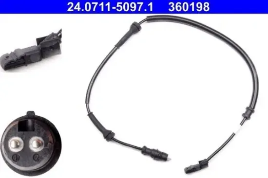 Sensor, Raddrehzahl Hinterachse ATE 24.0711-5097.1 Bild Sensor, Raddrehzahl Hinterachse ATE 24.0711-5097.1