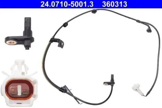 Sensor, Raddrehzahl Vorderachse rechts ATE 24.0710-5001.3 Bild Sensor, Raddrehzahl Vorderachse rechts ATE 24.0710-5001.3