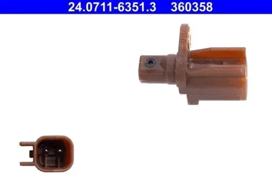 Sensor, Raddrehzahl Hinterachse ATE 24.0711-6351.3 Bild Sensor, Raddrehzahl Hinterachse ATE 24.0711-6351.3