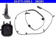 Sensor, Raddrehzahl Hinterachse links ATE 24.0711-5395.3
