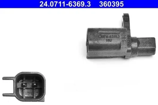 Sensor, Raddrehzahl ATE 24.0711-6369.3 Bild Sensor, Raddrehzahl ATE 24.0711-6369.3