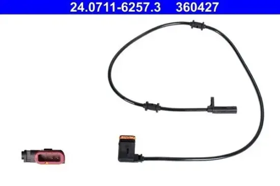 Sensor, Raddrehzahl Hinterachse links ATE 24.0711-6257.3 Bild Sensor, Raddrehzahl Hinterachse links ATE 24.0711-6257.3