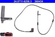 Sensor, Raddrehzahl Hinterachse rechts ATE 24.0711-6258.3