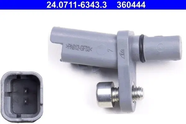 Sensor, Raddrehzahl Hinterachse ATE 24.0711-6343.3