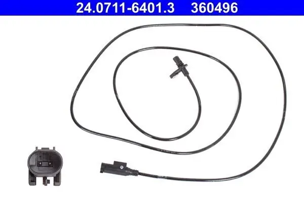 Sensor, Raddrehzahl Hinterachse rechts ATE 24.0711-6401.3