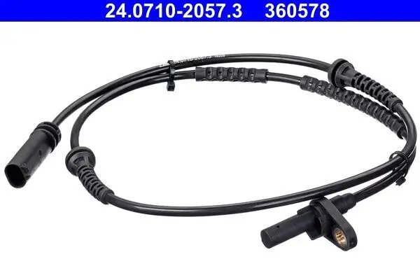 Sensor, Raddrehzahl Vorderachse ATE 24.0710-2057.3