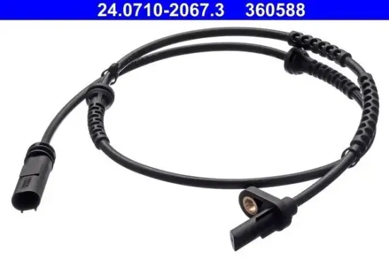 Sensor, Raddrehzahl Vorderachse ATE 24.0710-2067.3 Bild Sensor, Raddrehzahl Vorderachse ATE 24.0710-2067.3