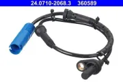 Sensor, Raddrehzahl Vorderachse ATE 24.0710-2068.3