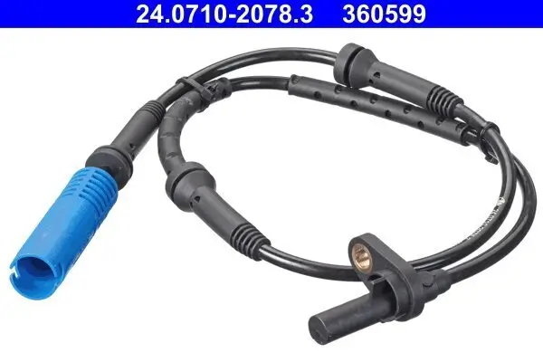 Sensor, Raddrehzahl Vorderachse ATE 24.0710-2078.3