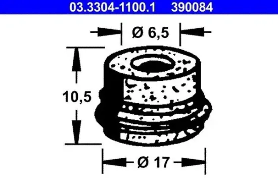 Stopfen, Bremsflüssigkeitsbehälter ATE 03.3304-1100.1 Bild Stopfen, Bremsflüssigkeitsbehälter ATE 03.3304-1100.1