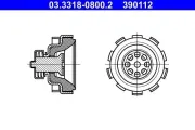 Reparatursatz, Hauptbremszylinder ATE 03.3318-0800.2