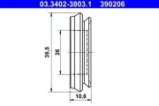 Manschette, Hauptbremszylinder ATE 03.3402-3803.1