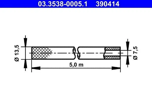 Schlauch ATE 03.3538-0005.1