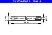 Schlauch ATE 03.3538-0005.1