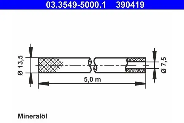 Schlauch ATE 03.3549-5000.1