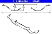 Feder, Bremssattel ATE 11.8116-0326.1