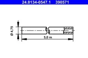 Bremsleitung ATE 24.8134-0547.1