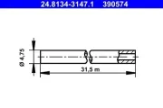 Bremsleitung ATE 24.8134-3147.1