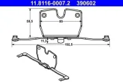 Feder, Bremssattel ATE 11.8116-0007.2