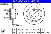 Bremsscheibe ATE 24.0107-0108.1