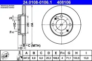 Bremsscheibe ATE 24.0108-0106.1