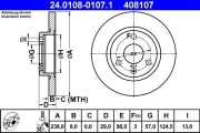 Bremsscheibe ATE 24.0108-0107.1