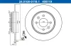 Bremsscheibe Hinterachse ATE 24.0108-0119.1