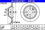 Bremsscheibe ATE 24.0109-0130.1