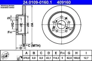 Bremsscheibe ATE 24.0109-0160.1