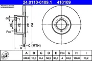 Bremsscheibe ATE 24.0110-0109.1