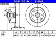 Bremsscheibe ATE 24.0110-0144.1