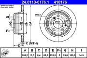 Bremsscheibe ATE 24.0110-0176.1